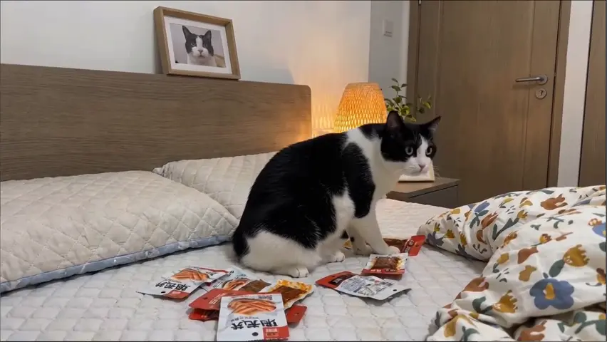 Pet caught stealing food