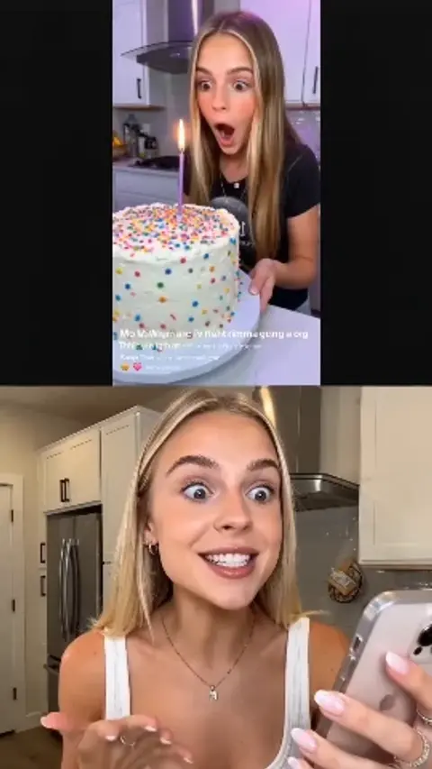 Split Screen UGC Viral Reaction