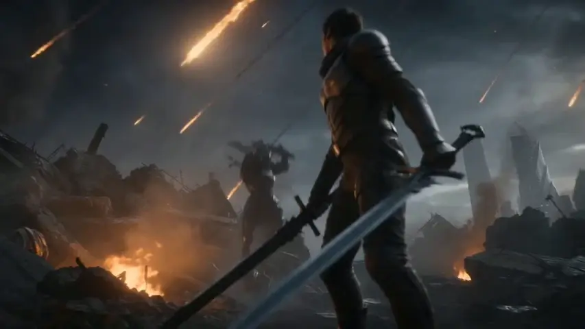 Cinematic Epic Fantasy Action Battle