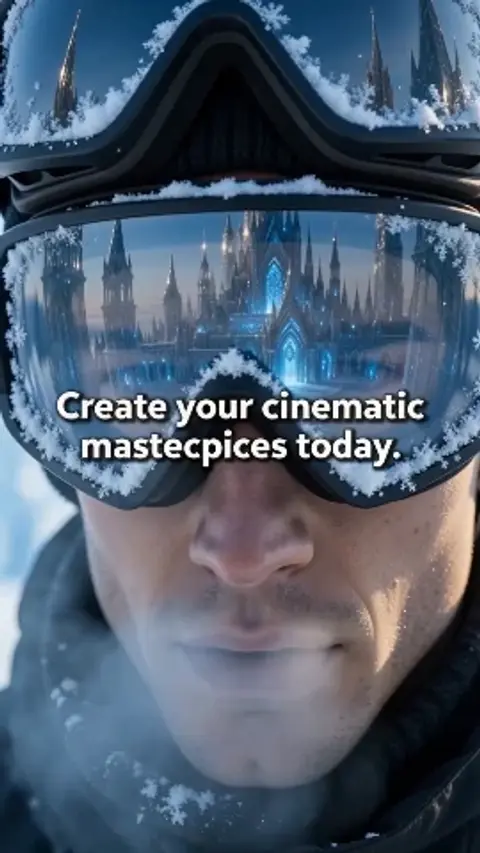 Futuristic Cinematic Ice Castle Showcase