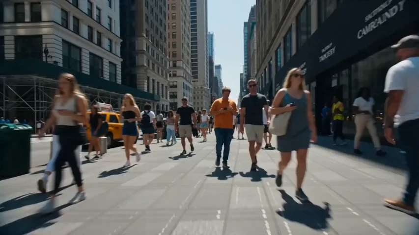 NYC Glitch: Giant Cursor Takeover