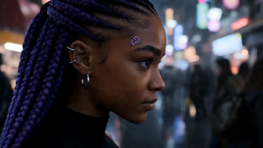 Cyberpunk Neon Armor Transformation